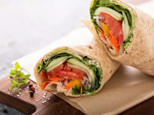 Low-carb Veggie Wrap