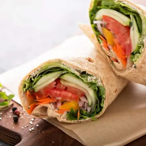 Low-carb Veggie Wrap