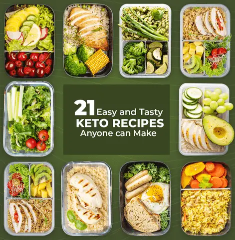 21 Easy and Healthy Keto Recipes cookbook